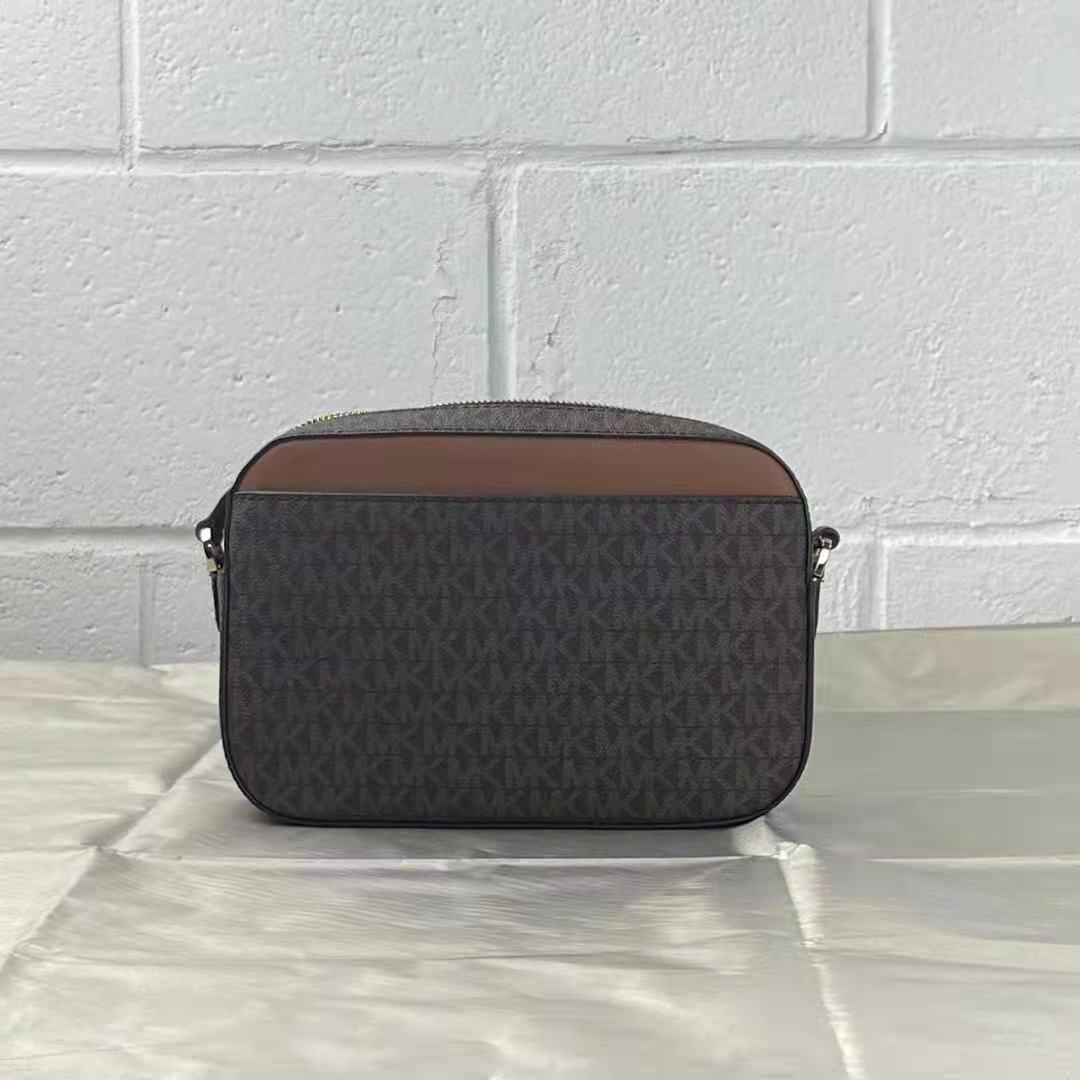 MICHAEL KORS 35S1GTTC9B Jet Set Large Logo Crossbody Bag In Brown MICHAEL KORS 35S1GTTC9B Jet Set Large Logo Crossbody Bag In Brown